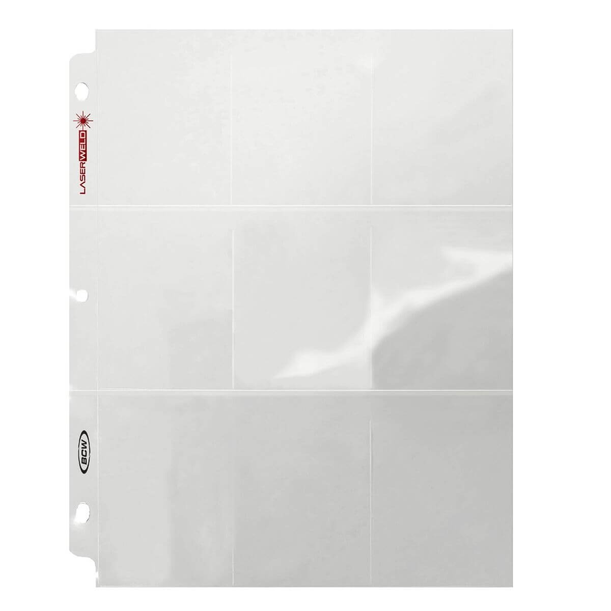 BCW LaserWeld Pages - 9 Pocket - 50ct Pack