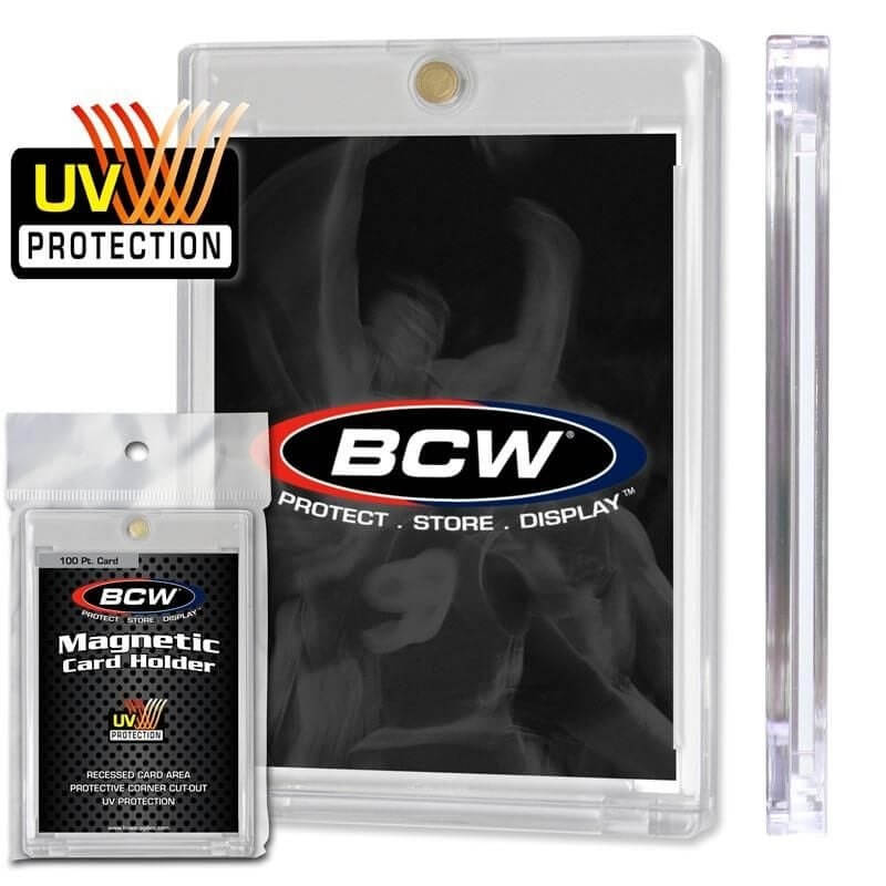 BCW Magnetic Trading Card Holder - 100 PT.