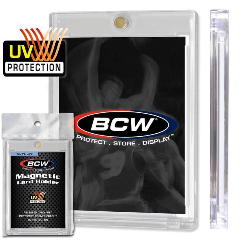 BCW Magnetic Trading Card Holder - 130 PT.