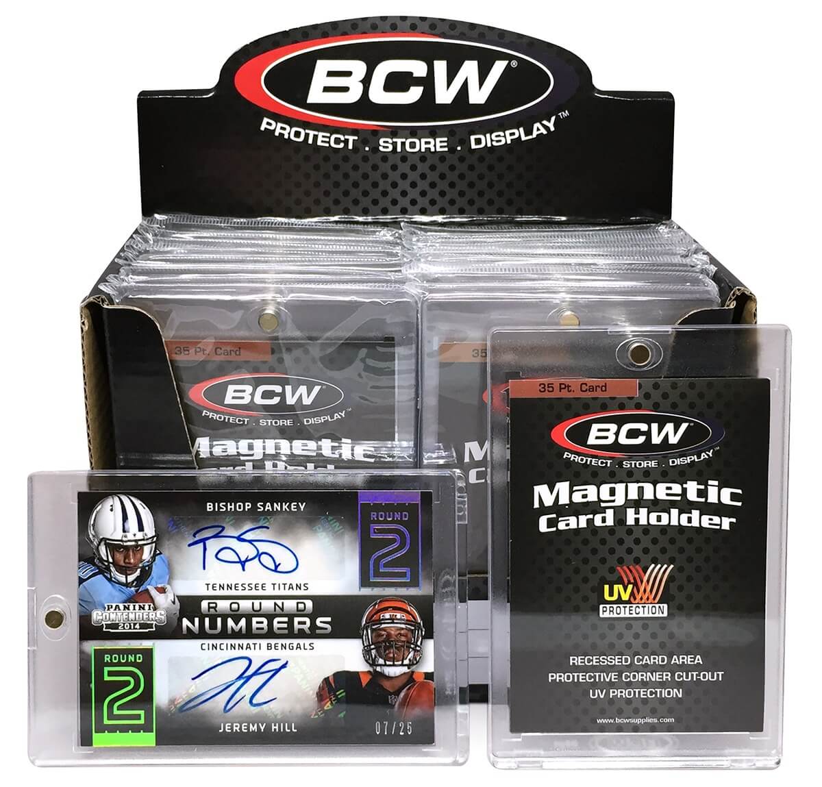 BCW Magnetic Trading Card Holder - 35 PT.