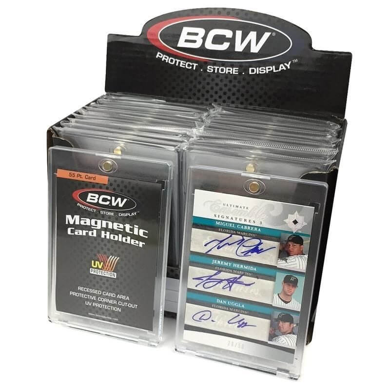 BCW Magnetic Trading Card Holder - 55 PT.