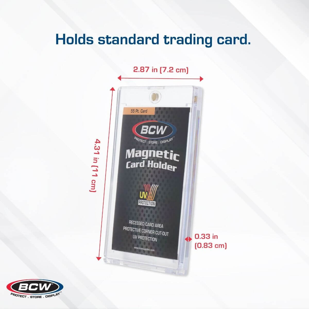 BCW Magnetic Trading Card Holder - 55 PT.