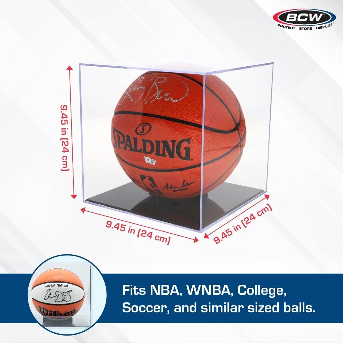 BCW Basketball Showcase - Black Stand - UV