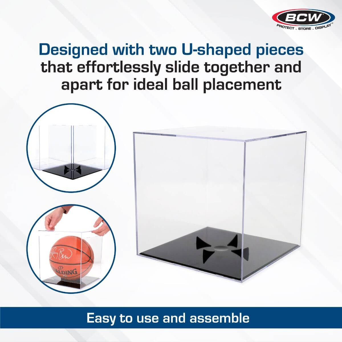 BCW Basketball Showcase - Black Stand - UV