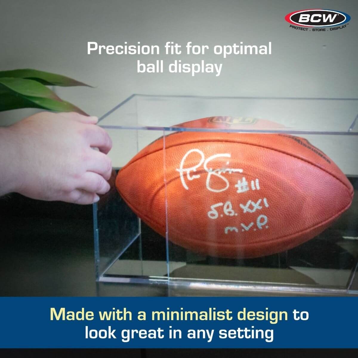 BCW Football Showcase - Black Stand - UV