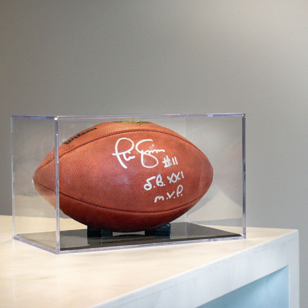 BCW Football Showcase - Black Stand - UV