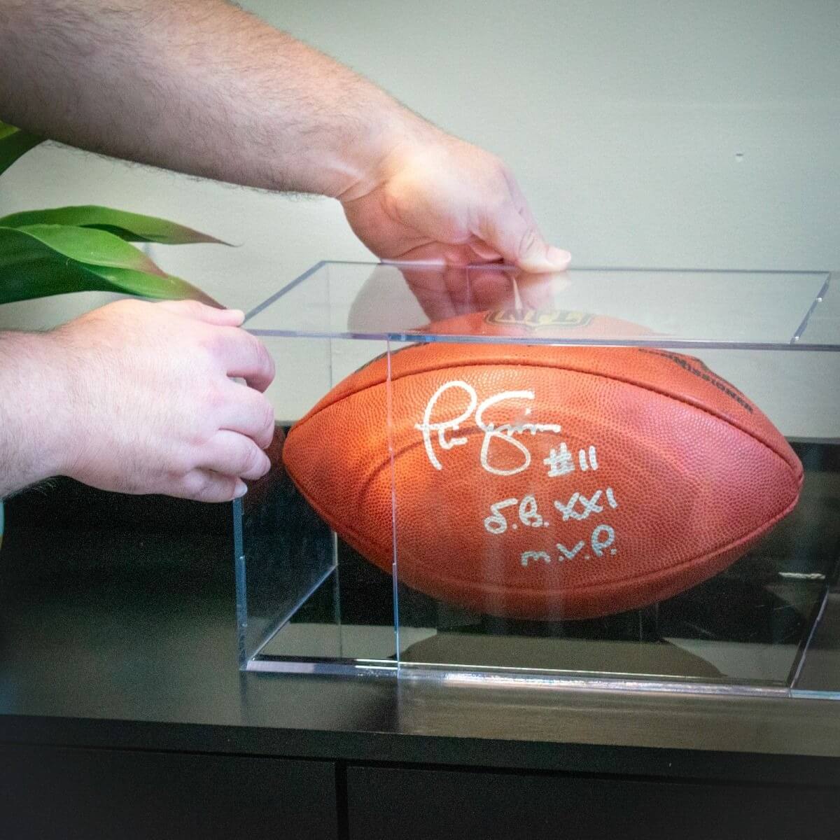 BCW Football Showcase - Black Stand - UV