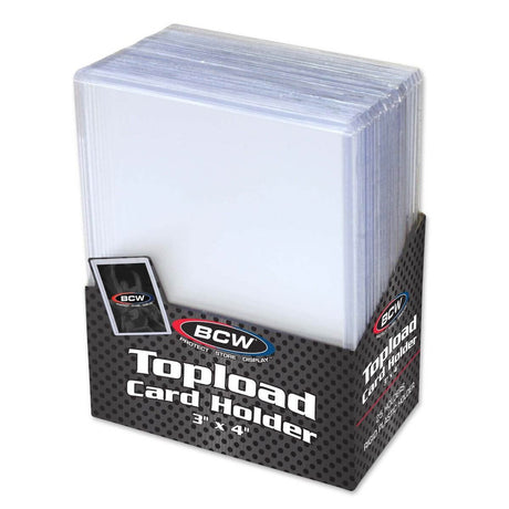 BCW 3x4 Topload Card Holder - Standard - Trademark Sports Cards & Memorabilia