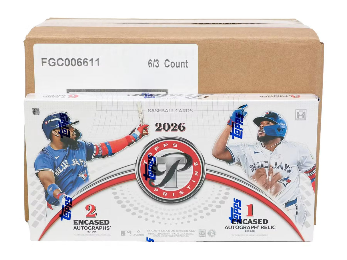 2026 Topps Pristine Baseball Hobby 6-Box Case