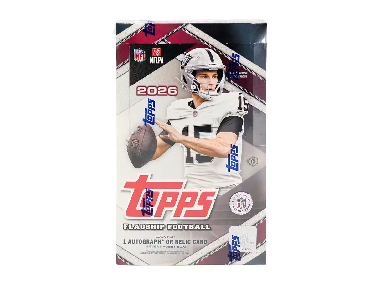 2026 Topps Flagship Football Hobby 12-Box Case