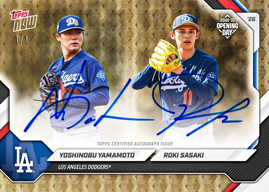 2026 MLB Topps NOW® Road To Opening Day – Autograph Collector’s Box