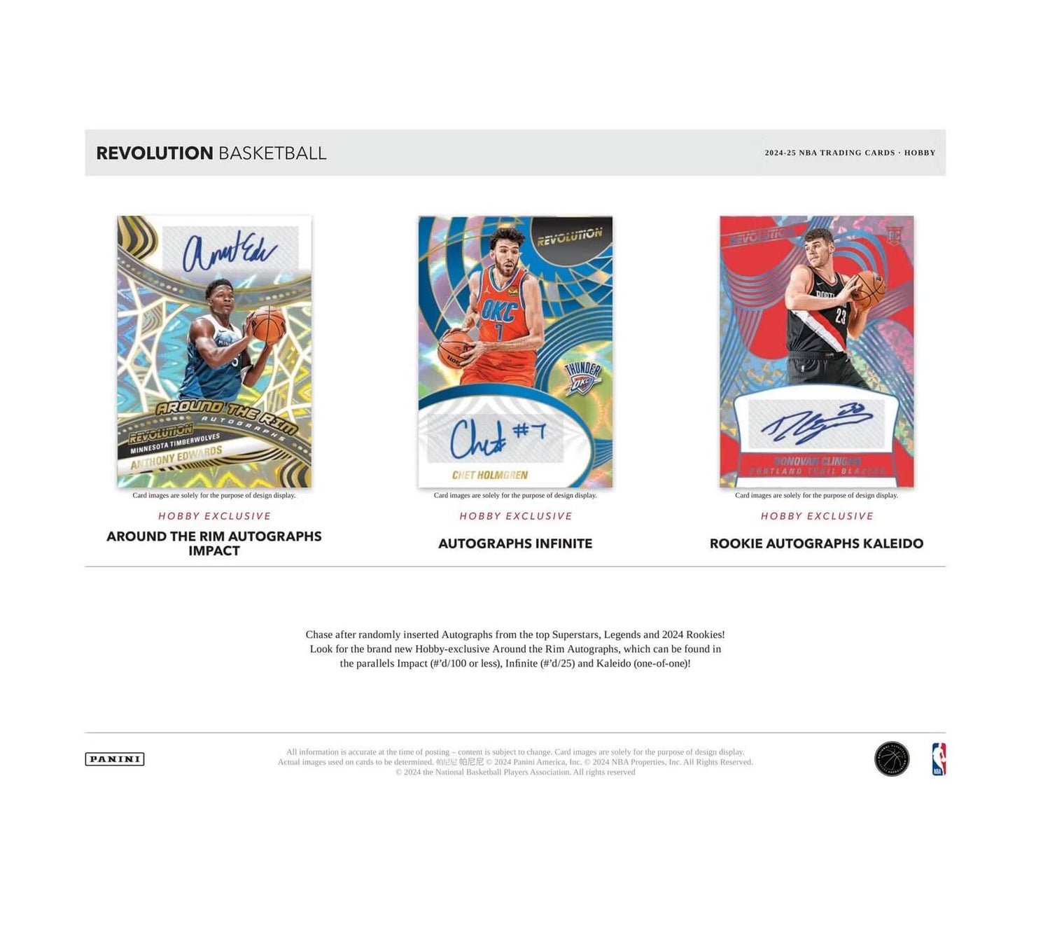 2024/25 Panini Revolution Basketball Hobby Box