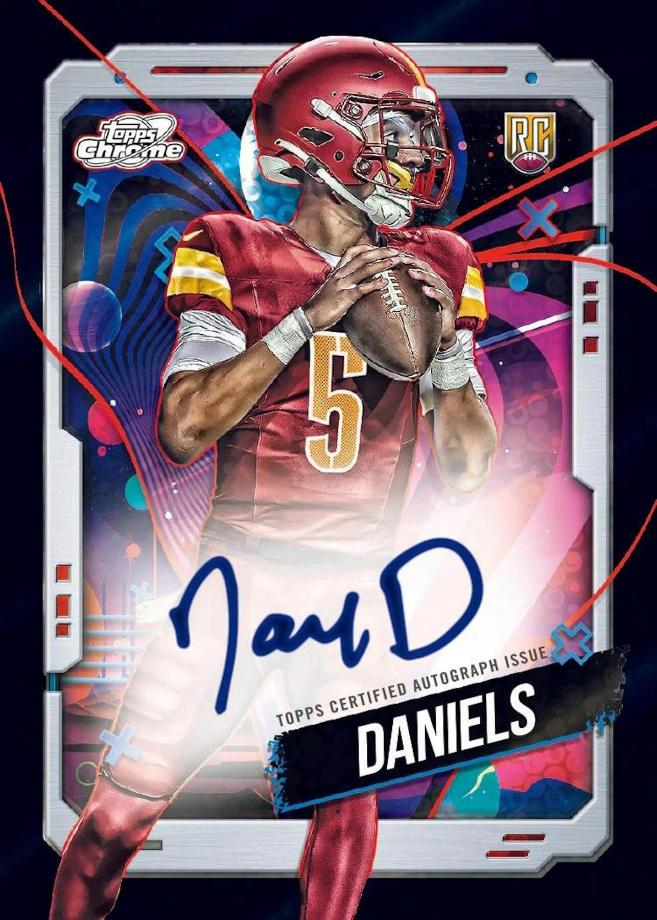 2024 Topps Chrome Cosmic Football Hobby Pack
