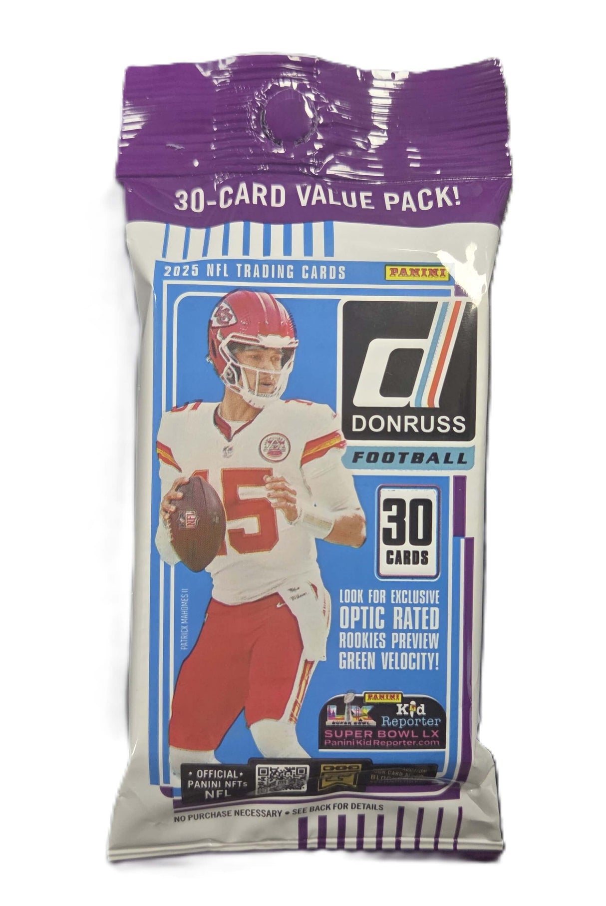 2025 Panini Donruss Football Jumbo Value Fat Pack 12-Pack Box