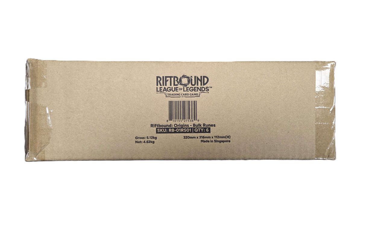 Riftbound League Of Legends: Bulk Runes 6-Box Case