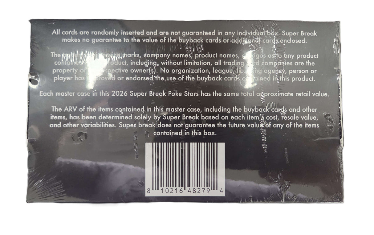 Pokemon TCG: 2026 Super Break Poke Stars 5-Box Case