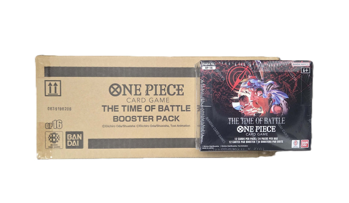 One Piece TCG: The Time of Battle Booster 12-Box Case (OP-16)