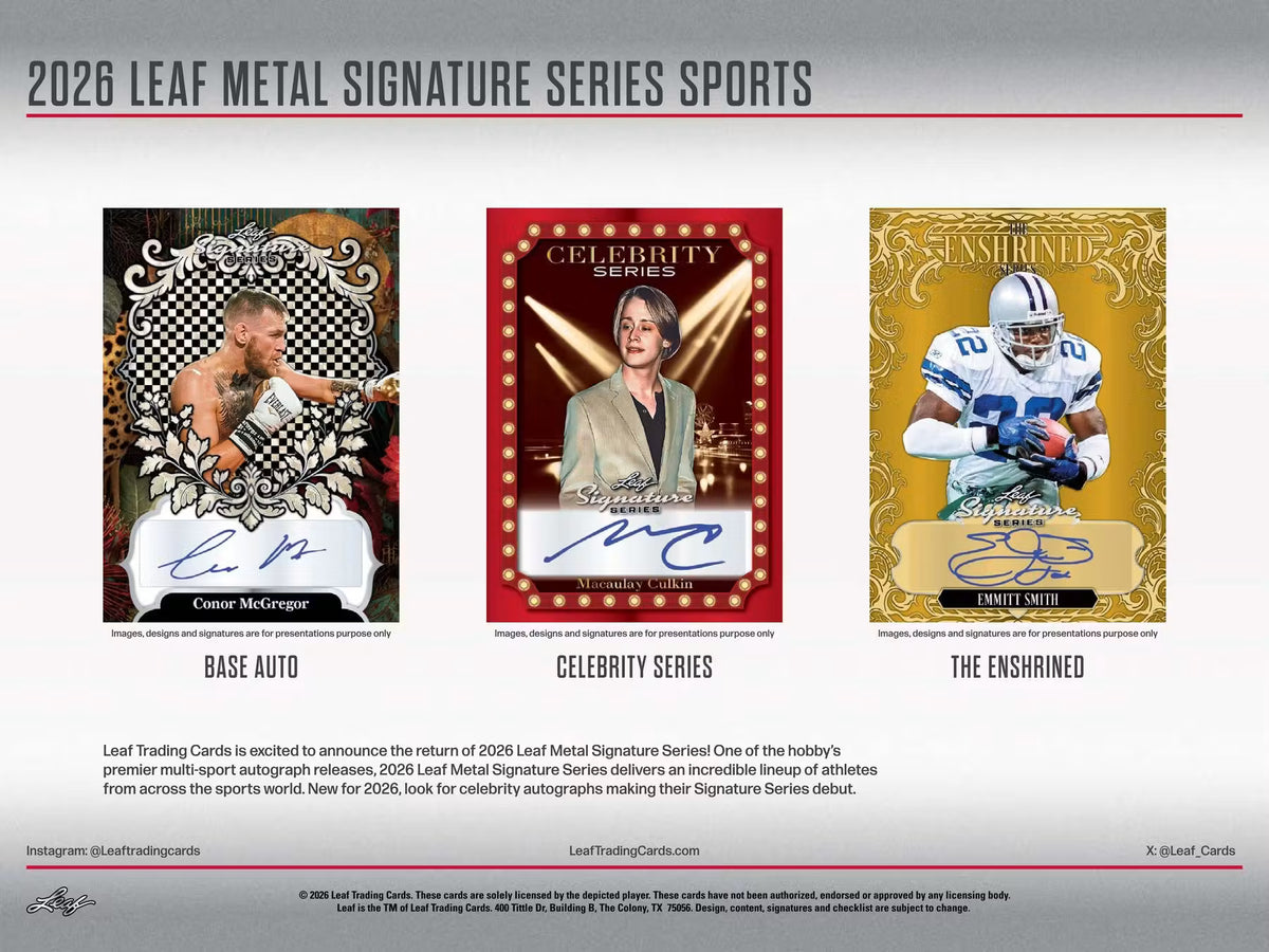 2026 Leaf Signature Series Hobby Box