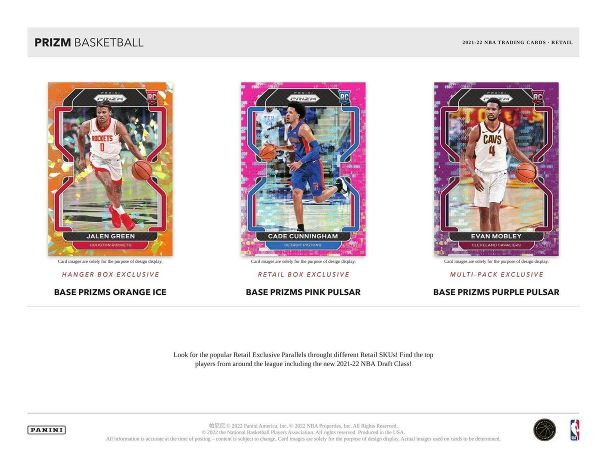 2021/22 Panini Prizm Basketball Blaster Box