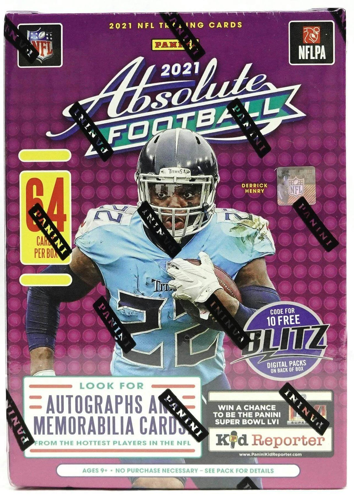 2021 Panini Absolute Football Blaster Box
