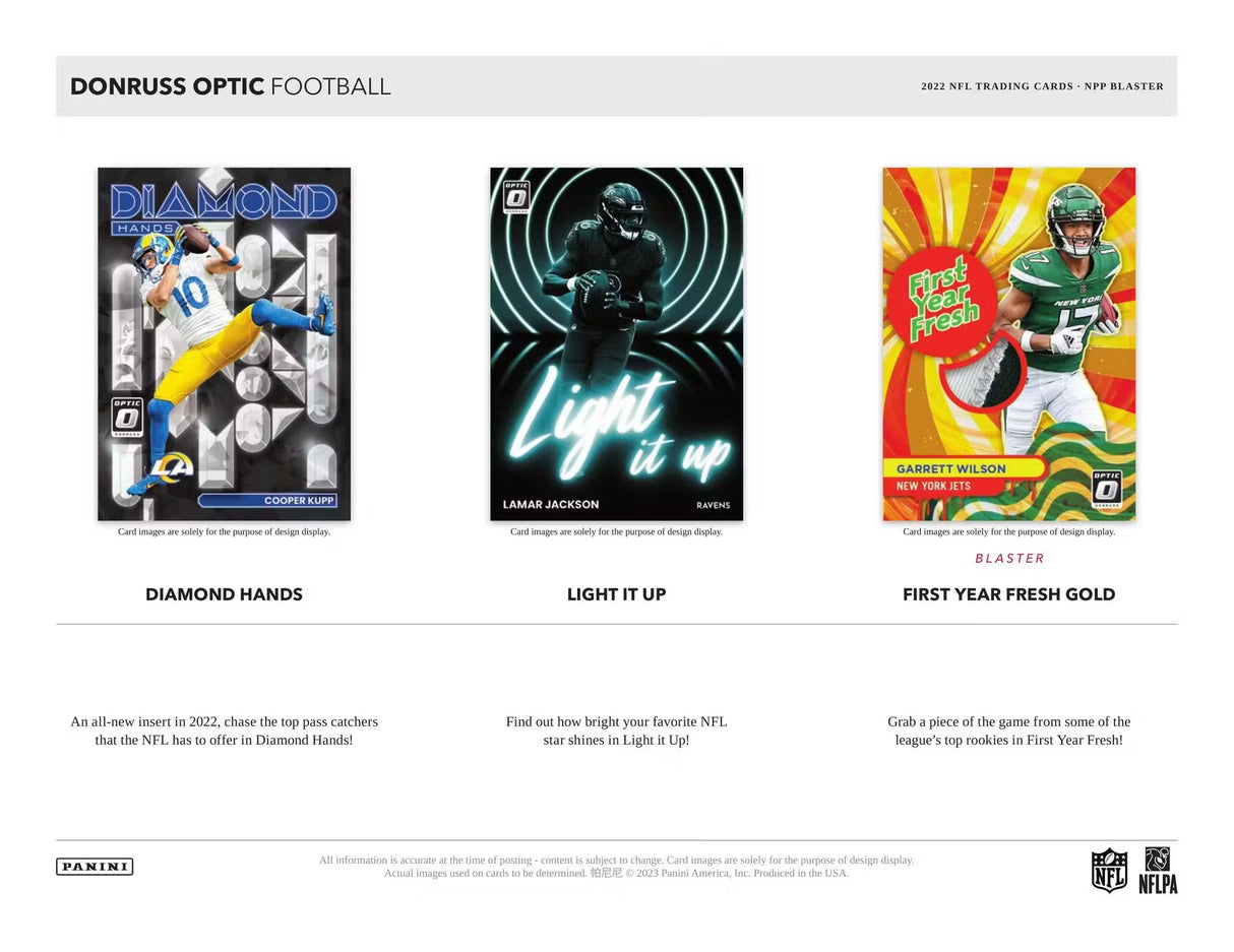 2022 Panini Donruss Optic Football Blaster Box (Fanatics Exclusive)