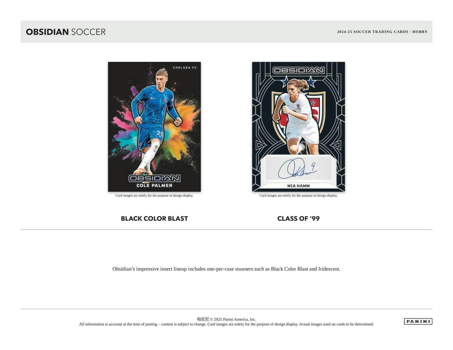 2024/25 Panini Obsidian Soccer Hobby Box
