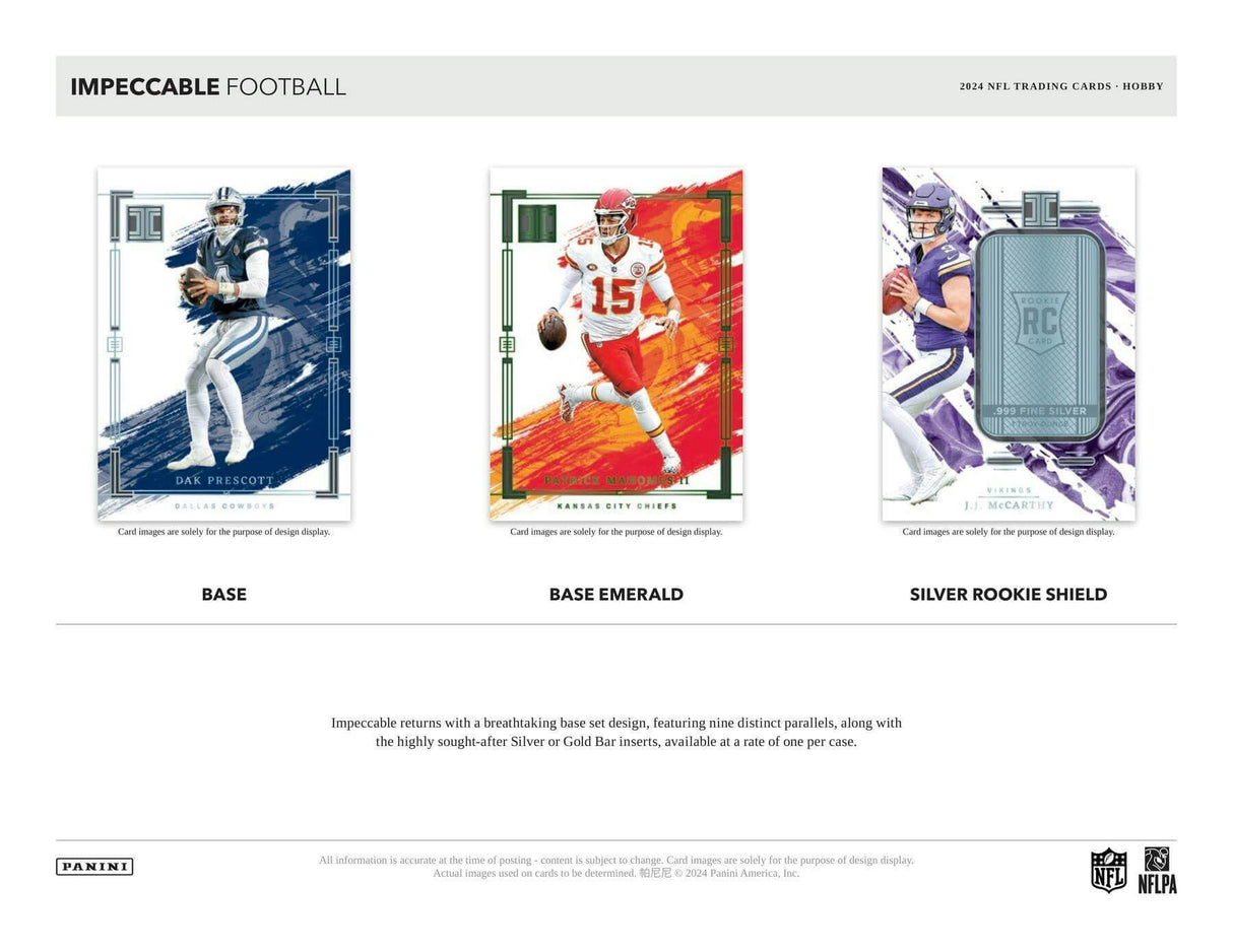 2024 Panini Impeccable Football Hobby Box