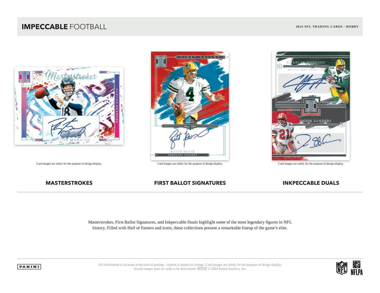 2024 Panini Impeccable Football Hobby Box
