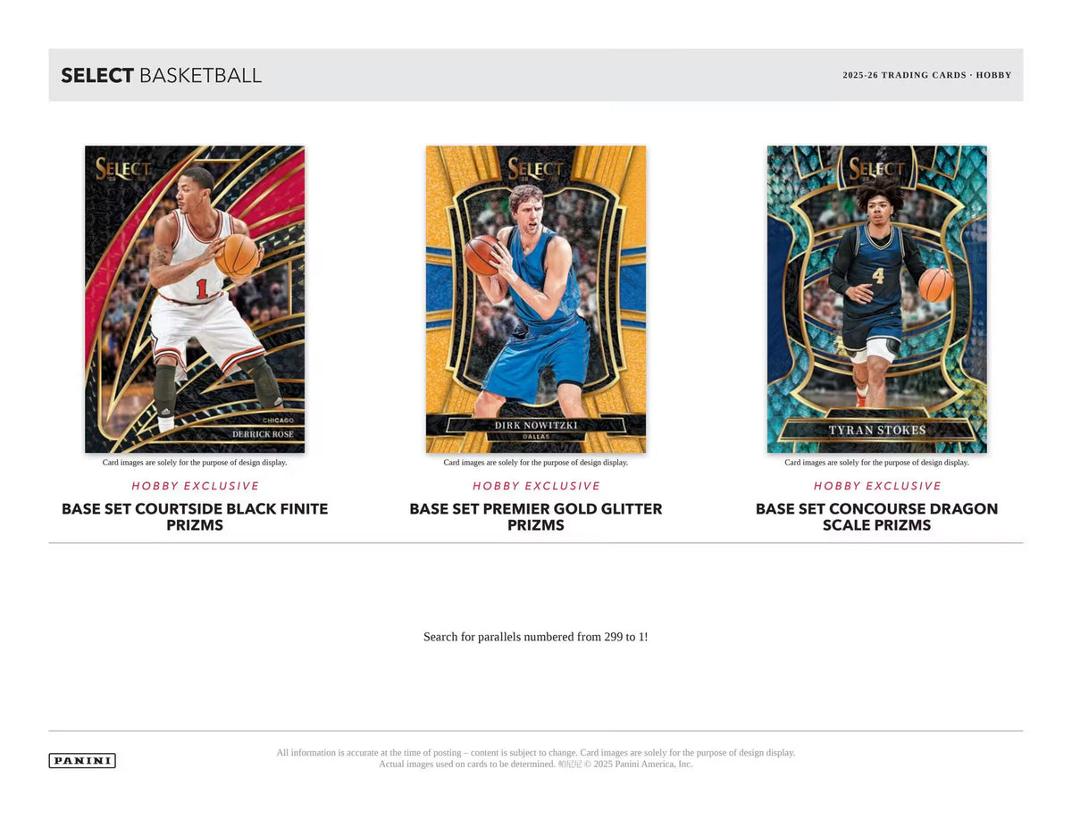 2025/26 Panini Select Basketball Hobby Box