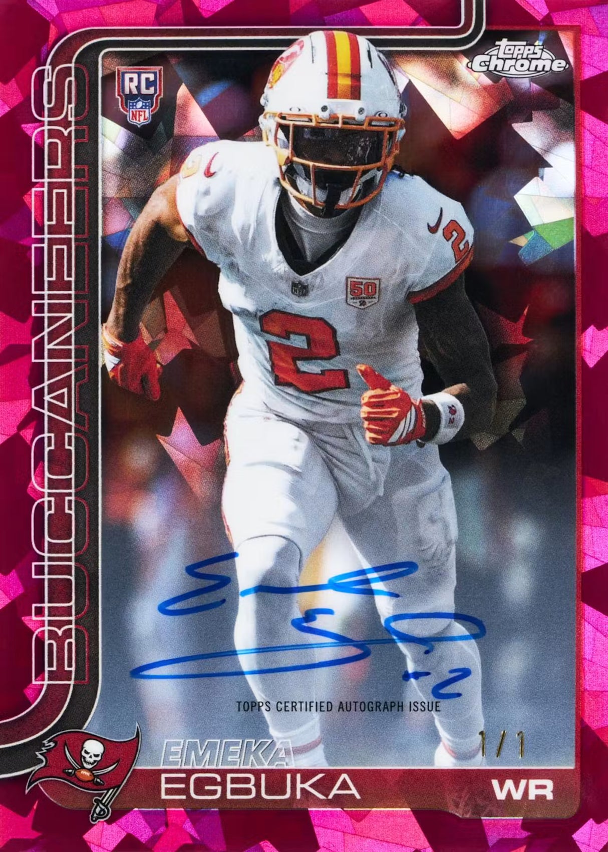 2025 Topps Chrome Football Sapphire Edition Box