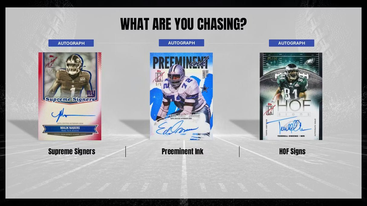 2025 Topps Signature Class Football Mega Box