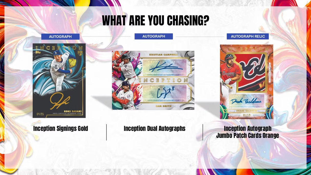 2025 Topps Inception Baseball Hobby Box