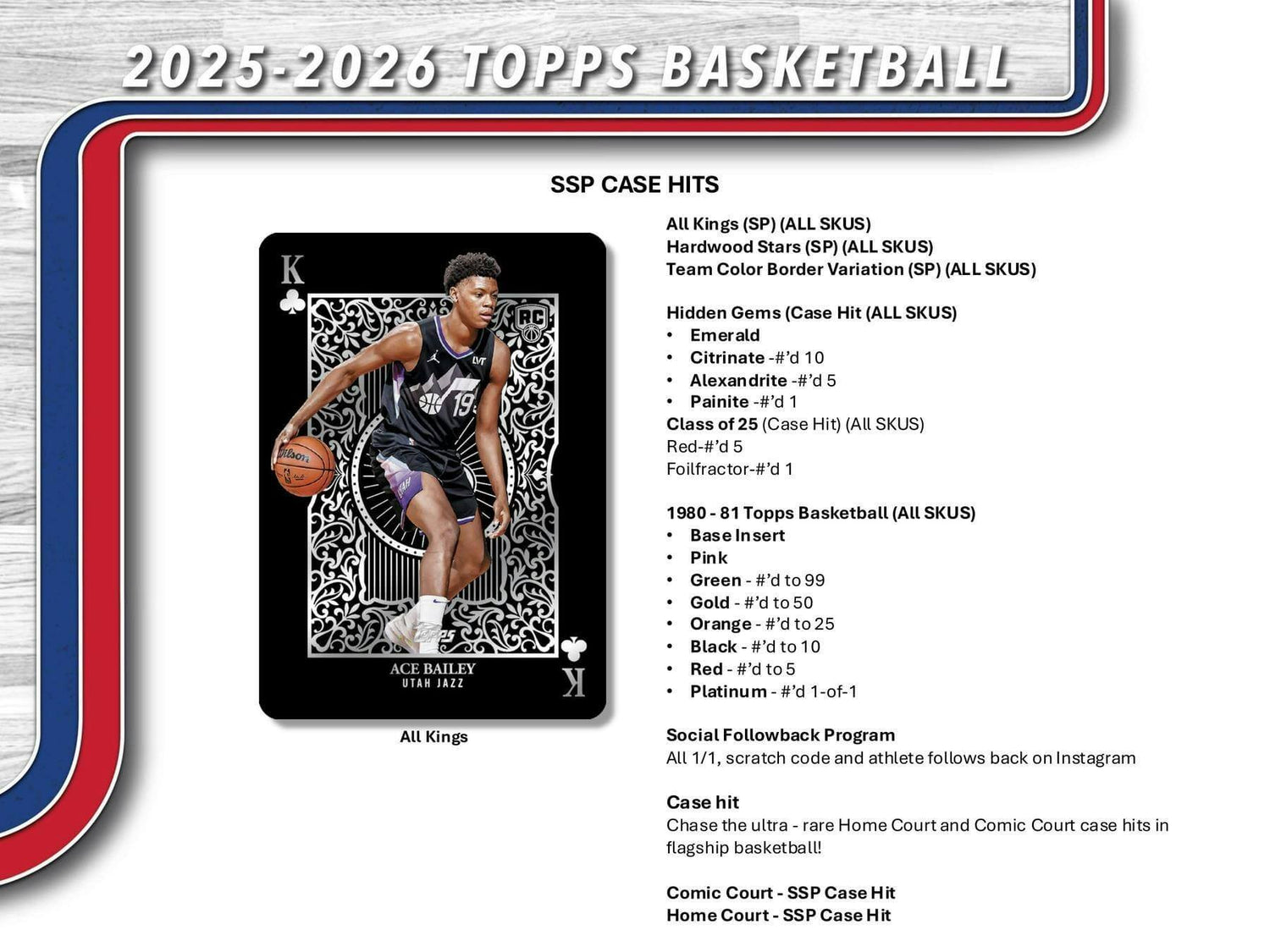2025/26 Topps Basketball Hobby Box