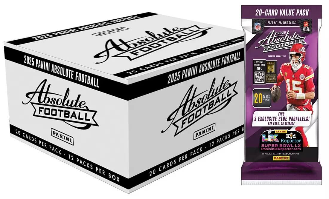 2025 Panini Absolute Football Jumbo Value Fat Pack Box