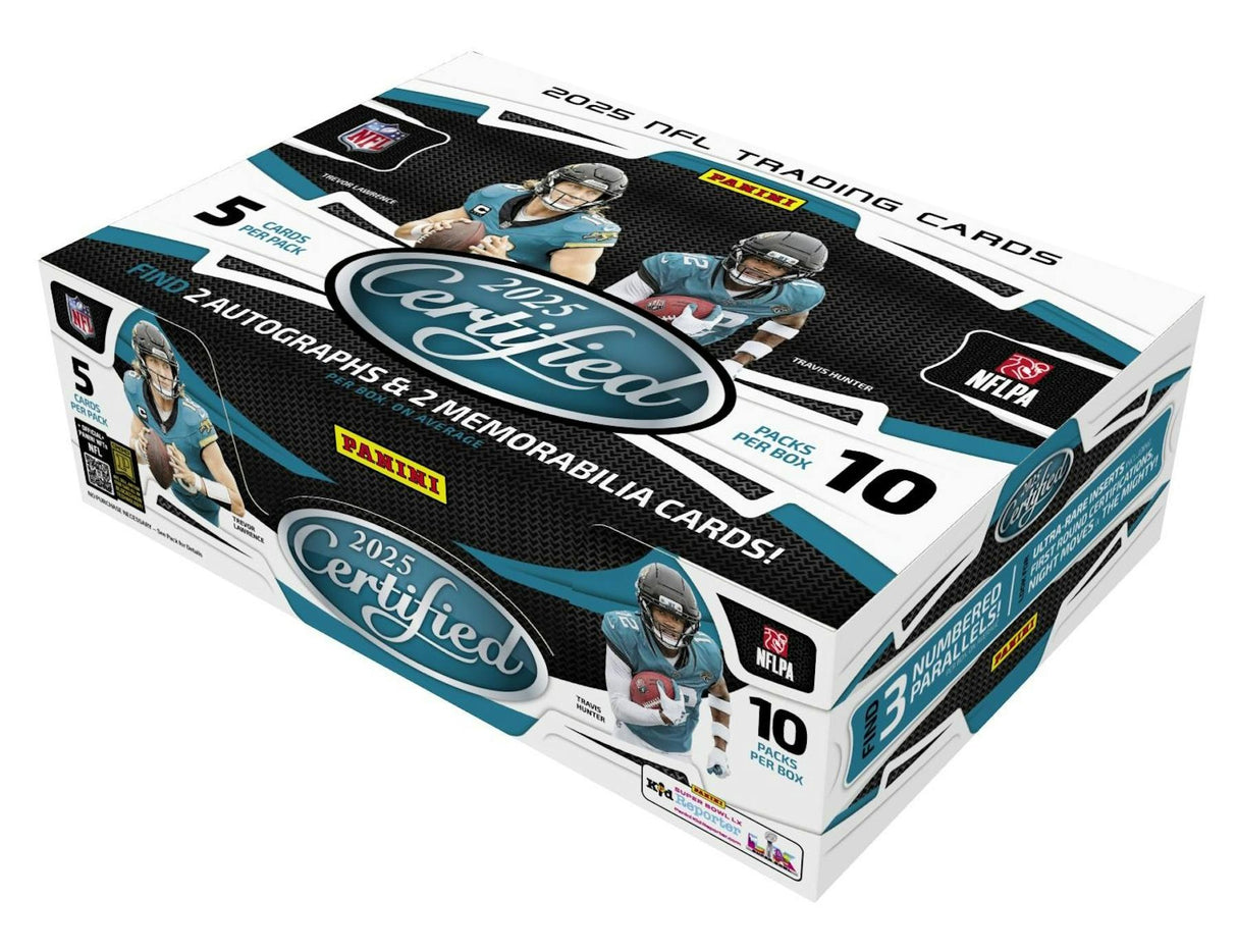 2025 Panini Certified Football Hobby Box