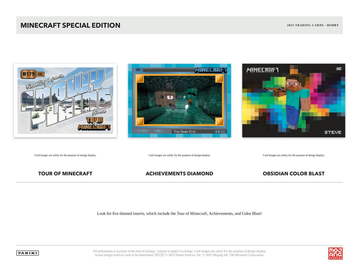 Panini 2025 Minecraft Special Edition Hobby Box