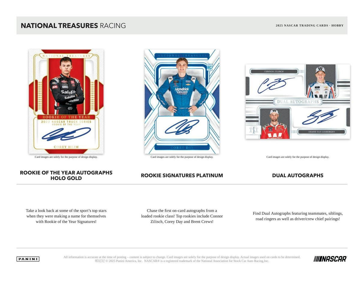 2025 Panini National Treasures Racing Hobby Box