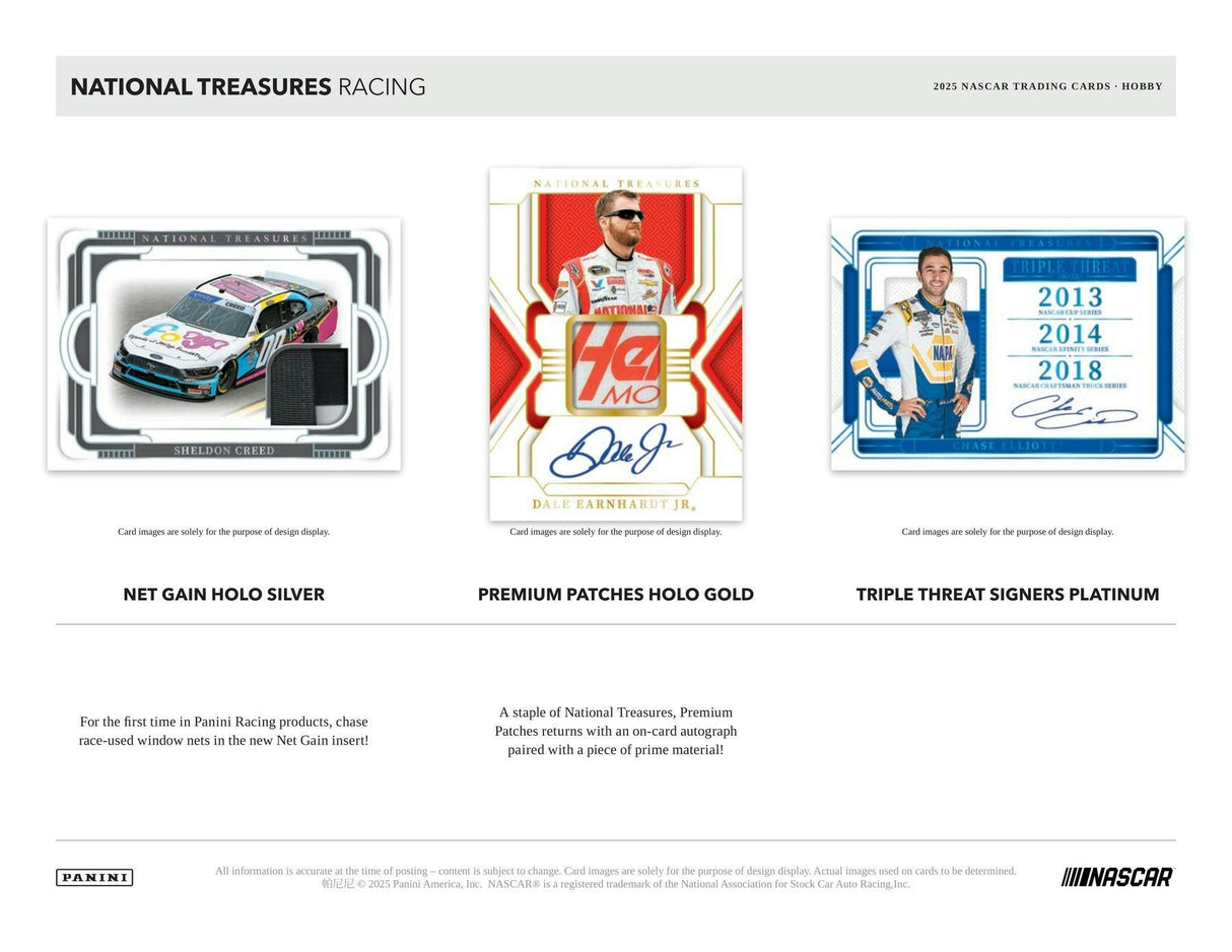 2025 Panini National Treasures Racing Hobby Box