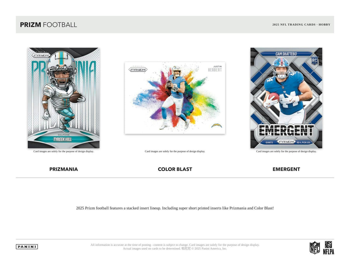 2025 Panini Prizm Football Hobby Box