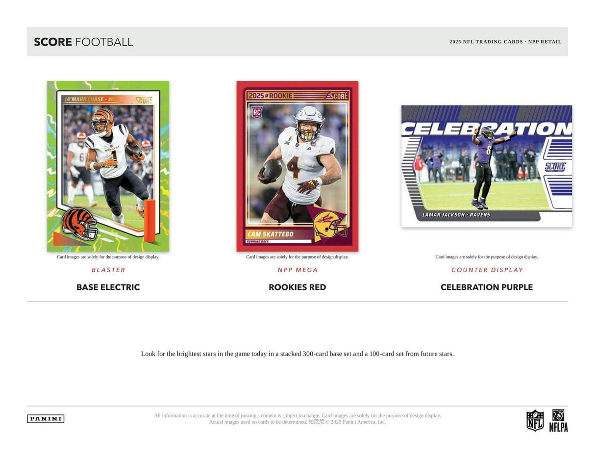 2025 Panini Score Football 6-Pack Blaster Box