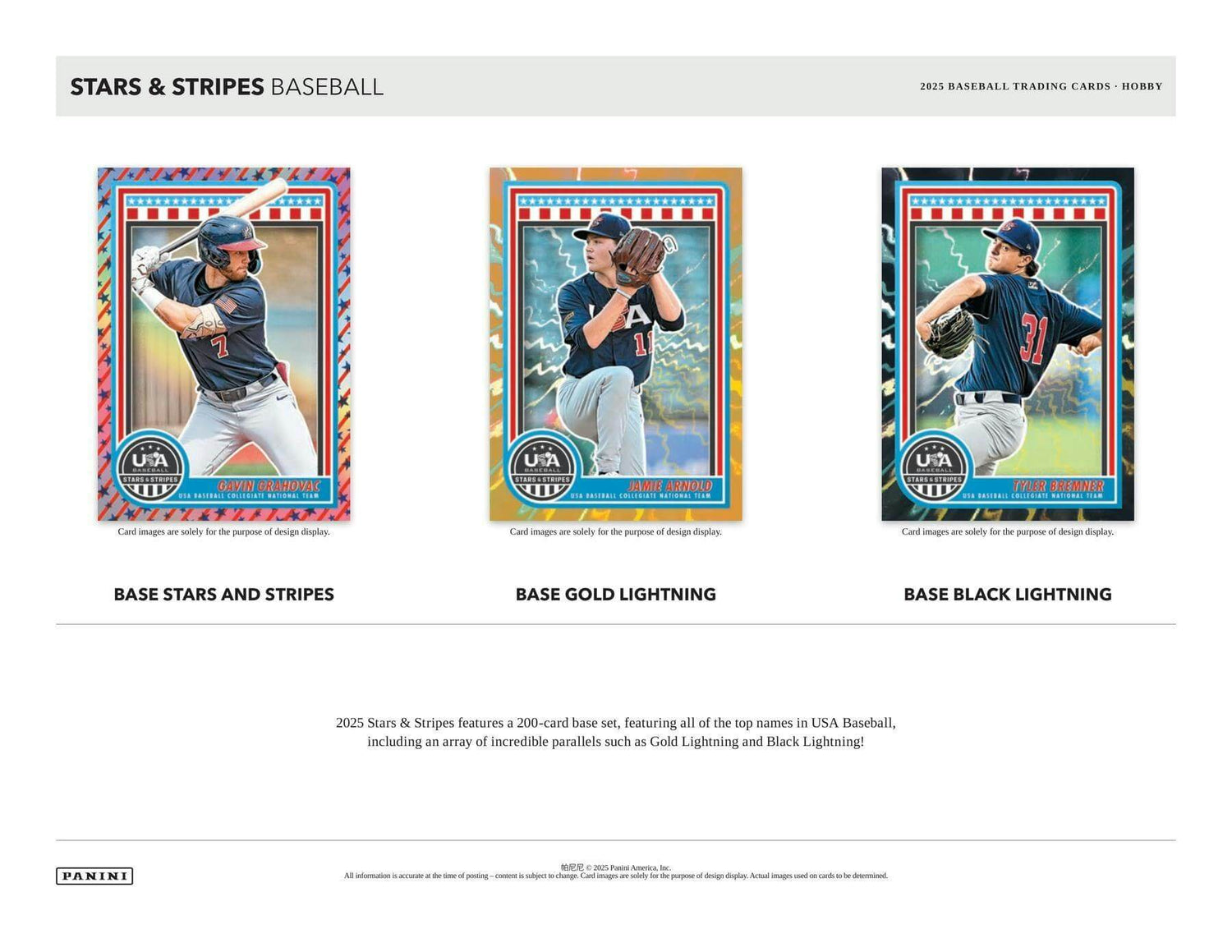 2025 Panini USA Stars & Stripes Baseball Hobby Box