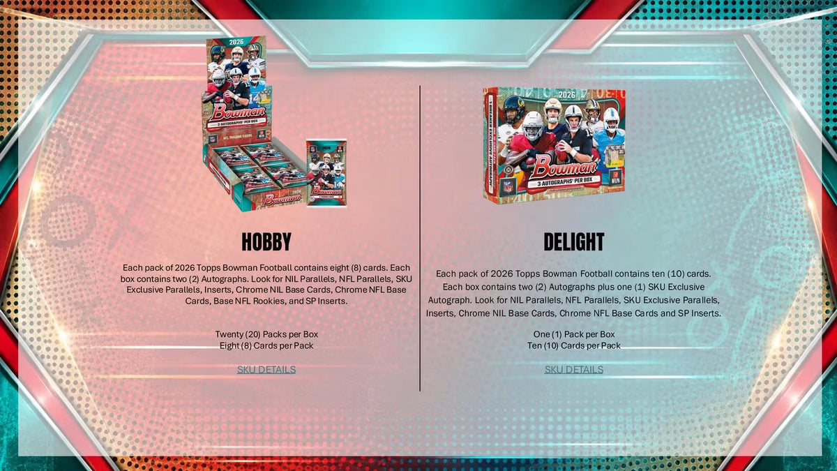 2026 Bowman Football Hobby Jumbo Box