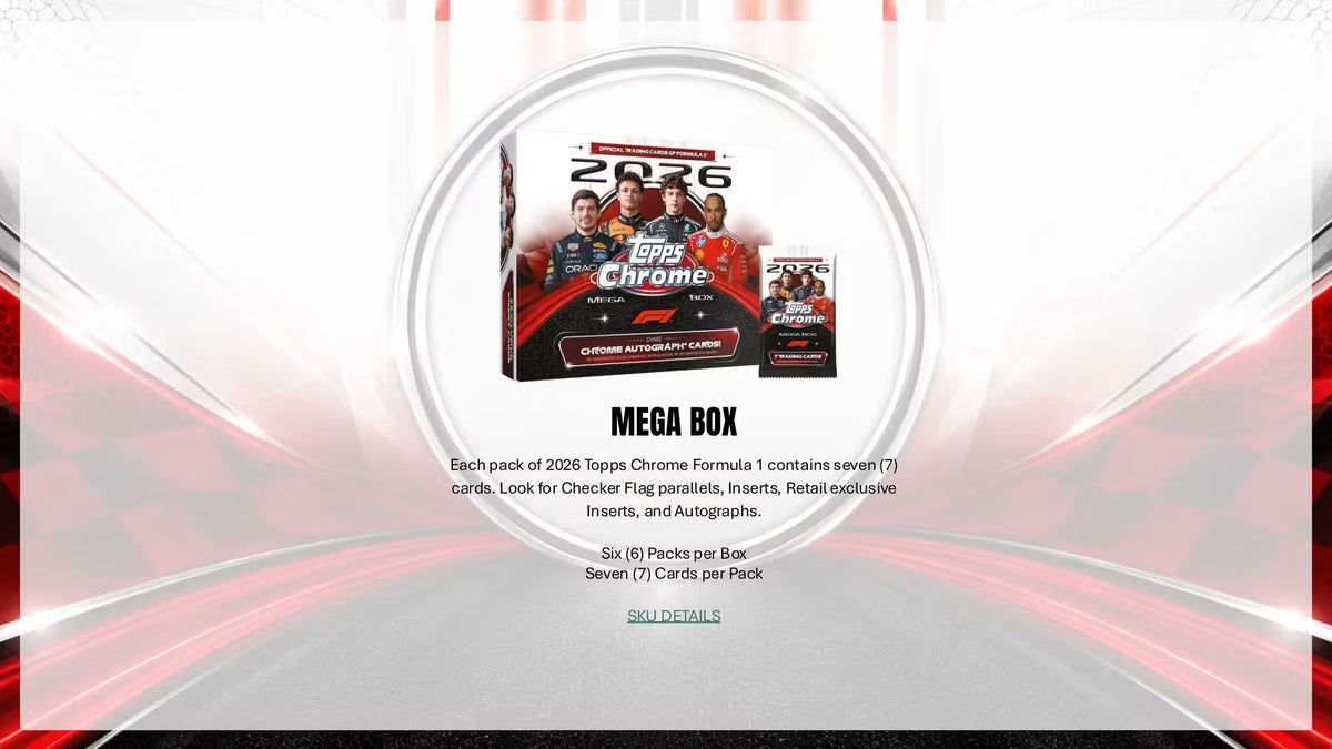 2026 Topps Chrome F1 Formula 1 Mega Box