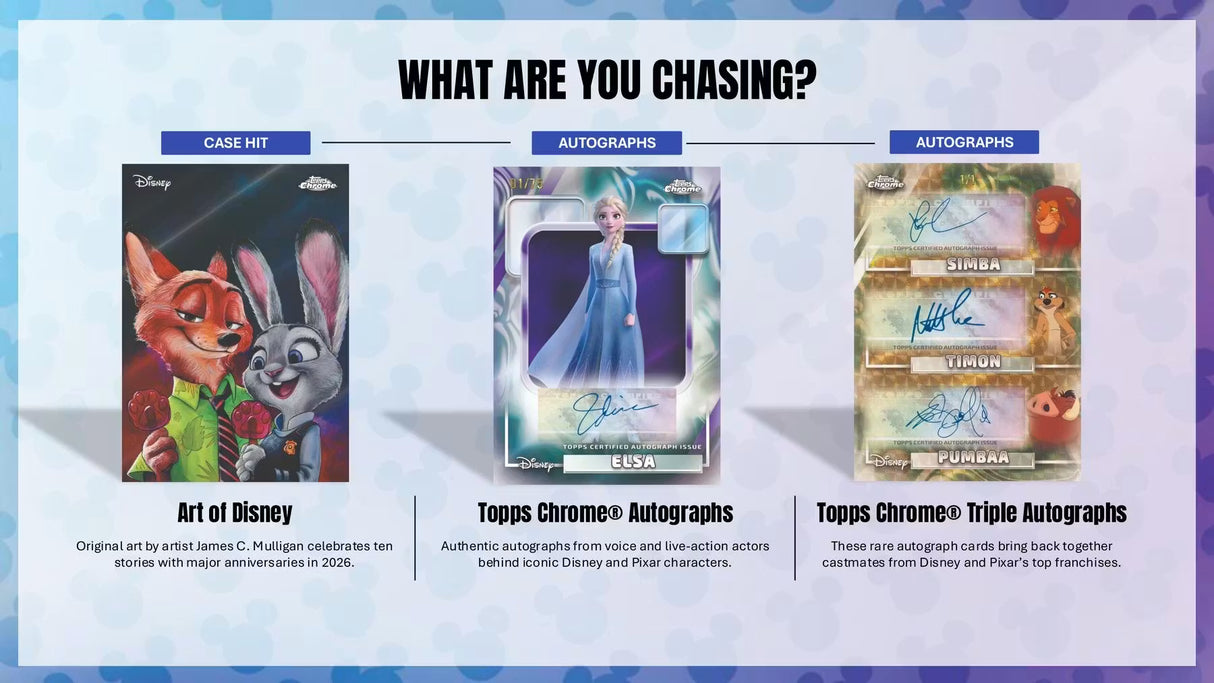 2026 Topps Disney Chrome Hobby Pack