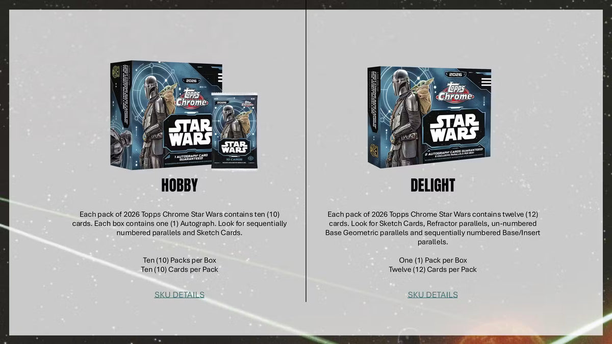 2026 Topps Star Wars Chrome Hobby Box