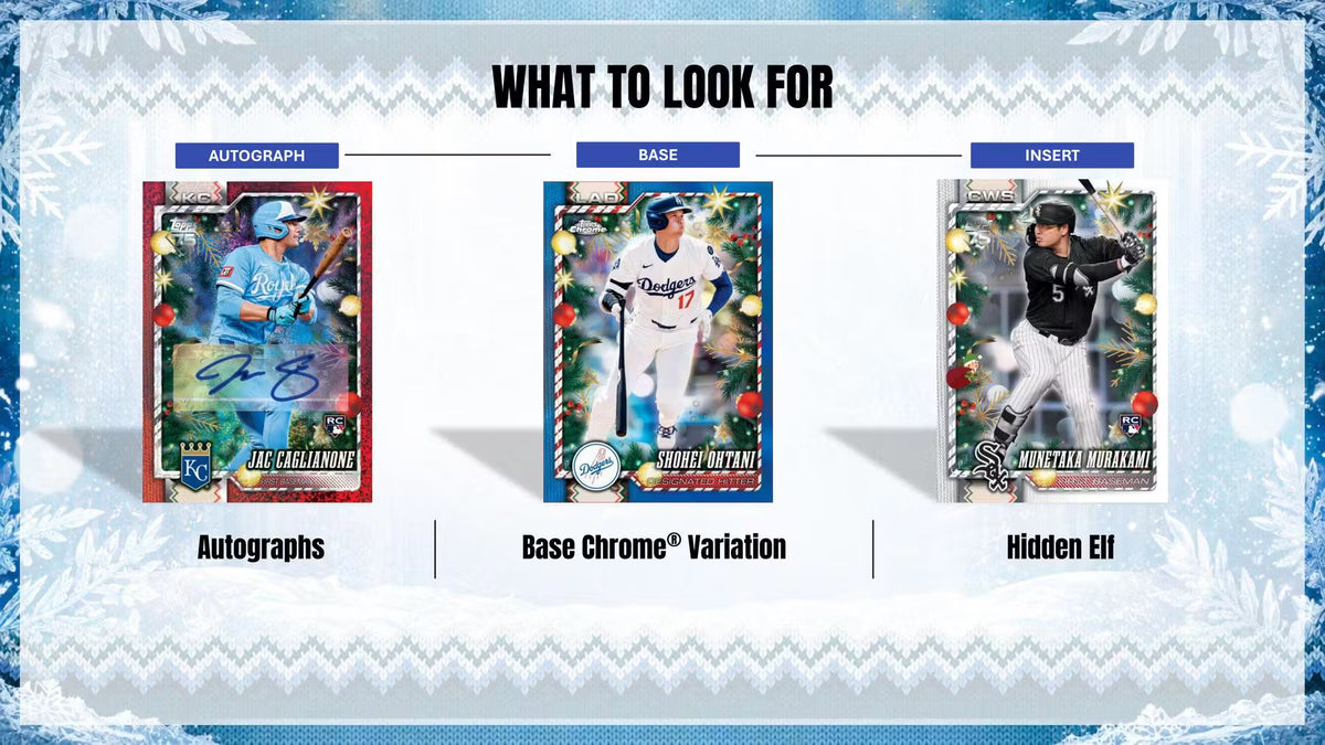 2026 Topps Holiday Baseball - Advent Calendar