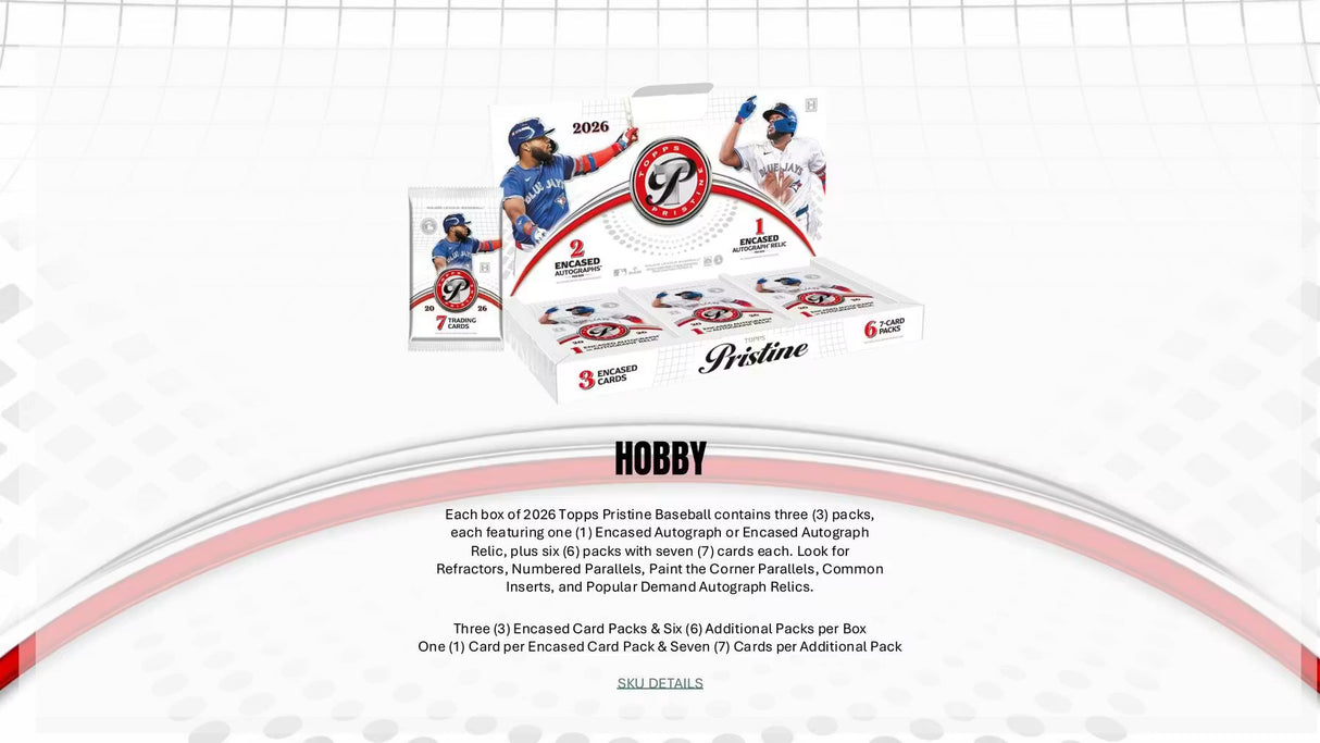 2026 Topps Pristine Baseball Hobby 6-Box Case