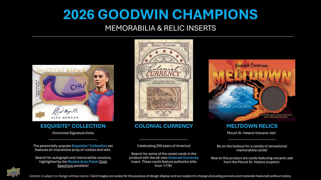 2026 Upper Deck Goodwin Champions Blaster Box