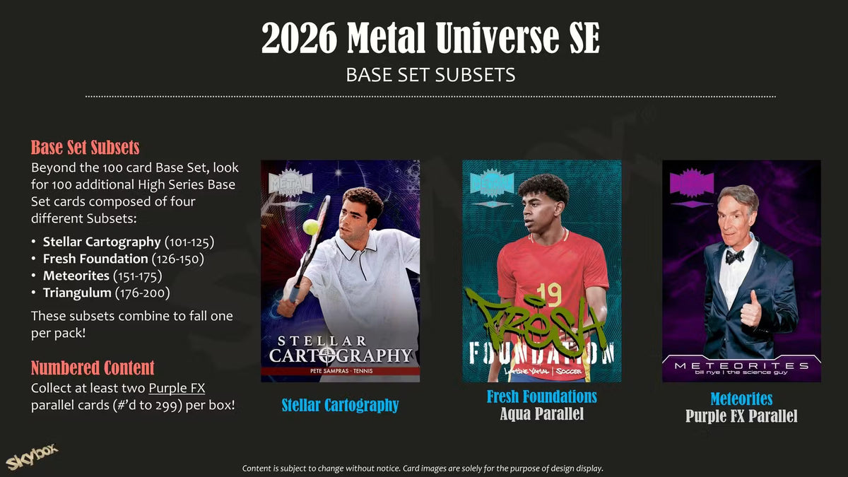 2026 Upper Deck Metal Universe SE Blaster Box