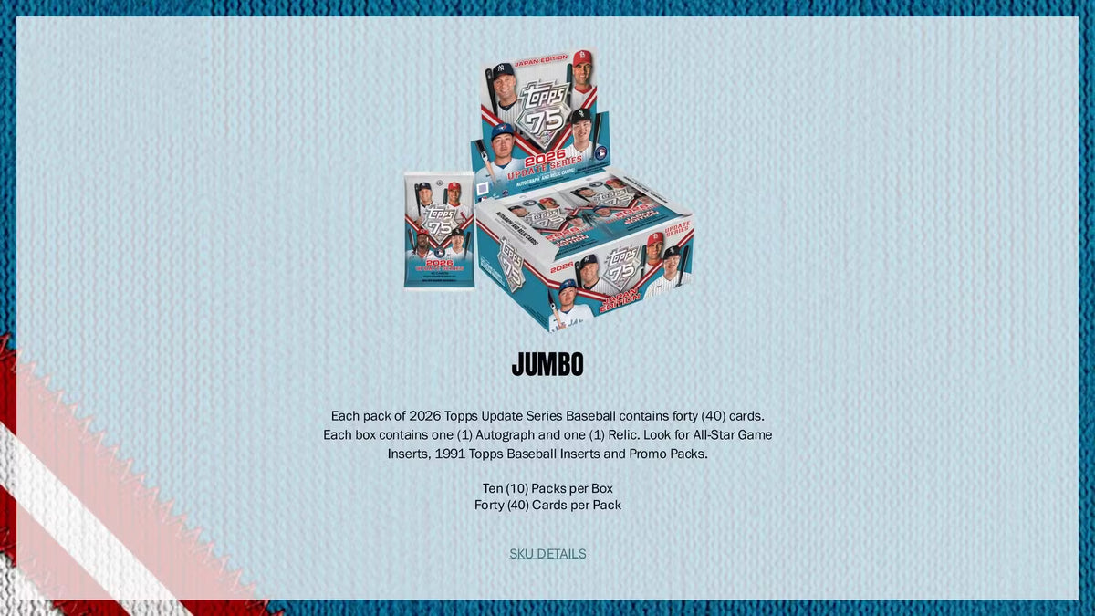 2026 Topps Update Series Baseball Blaster Box